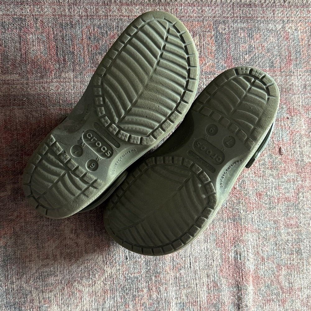 CROCS Classic Clog in Olive Green - Picture 3 of 3